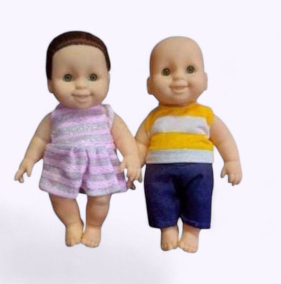 Realistic Baby Boy and Girl Dolls Set For Kids