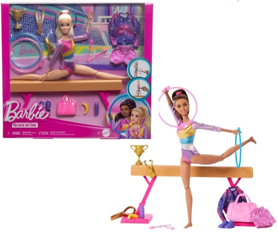 barbie Gymnastics Doll & Accessories, Playset with Blonde Fashion Doll-picture-40