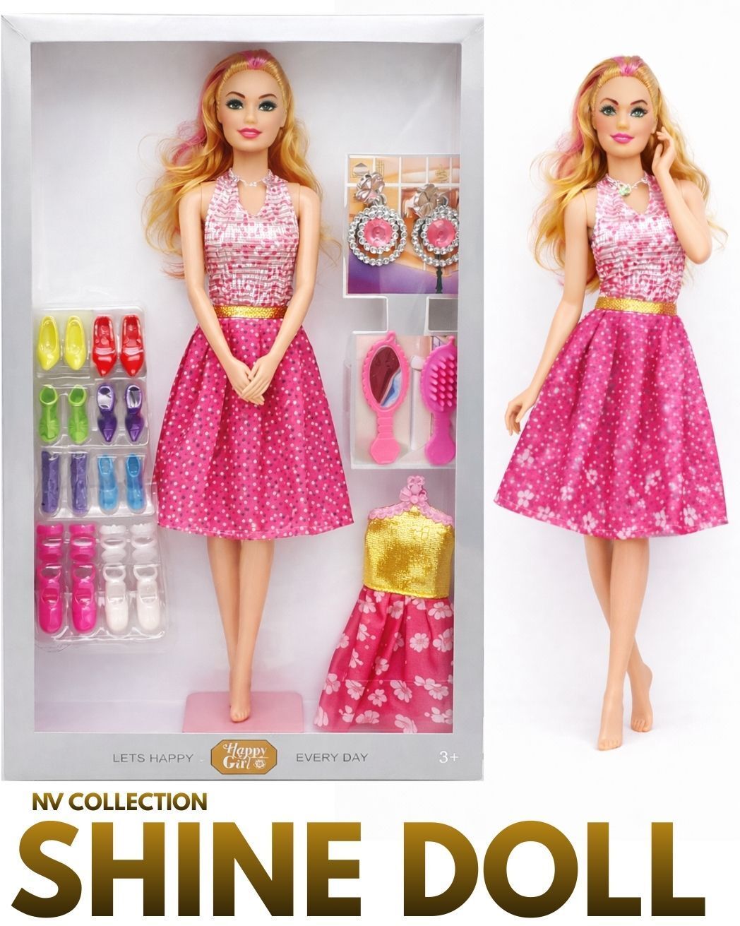 nv collection Shine Dolls Dress-Up Fun Set for Role Play-picture-29
