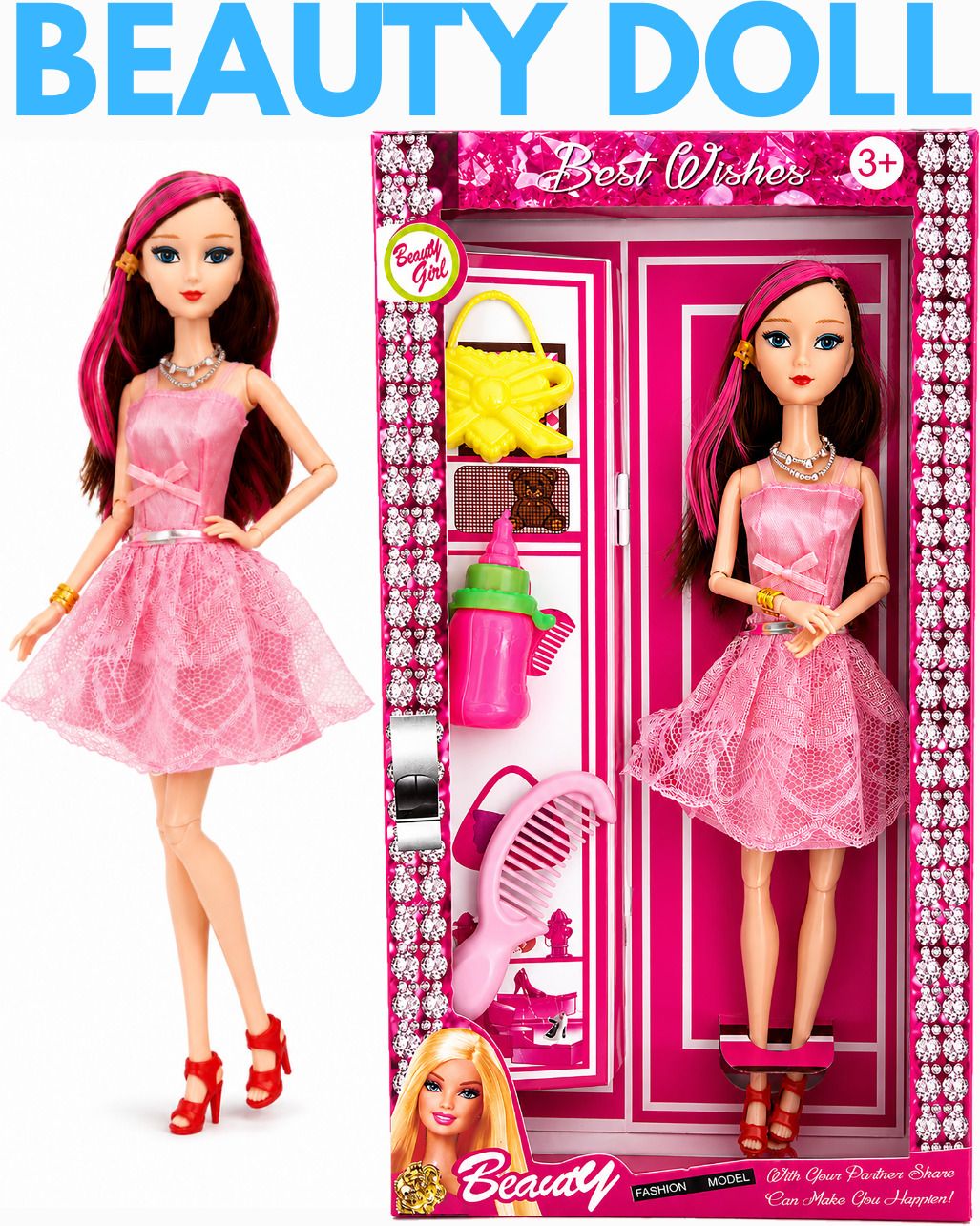 Gorgeous beauty doll shining with dynamic energy.-image-48