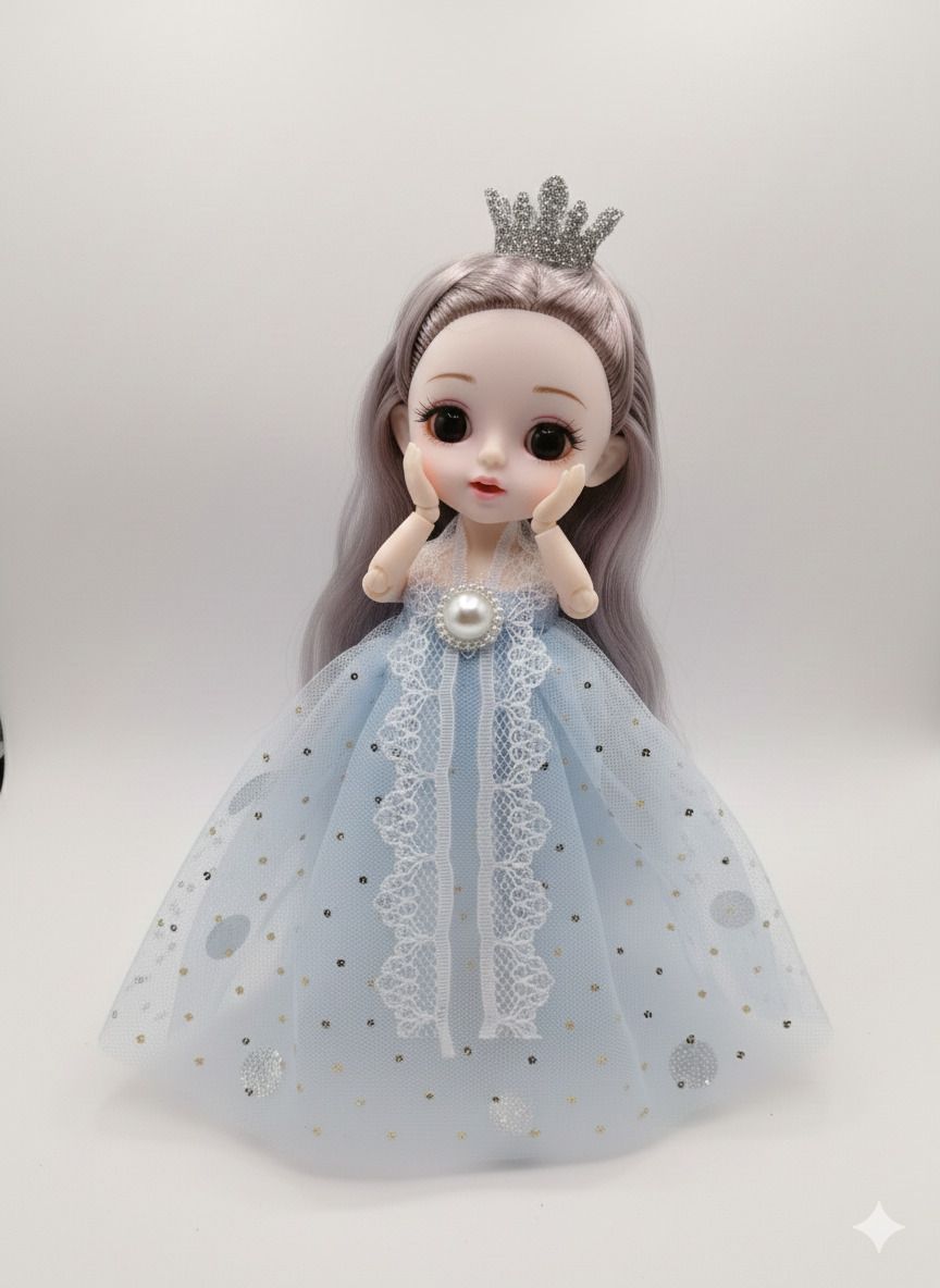 Pretty Princess Doll Keychain for Girls | Cute Barbie Style Doll-image-15