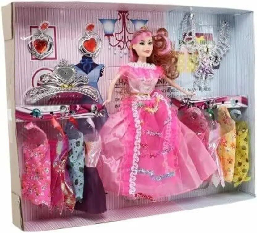 New Cute Elegant New Trending Long Hair Doll Playset for Girl-image-34