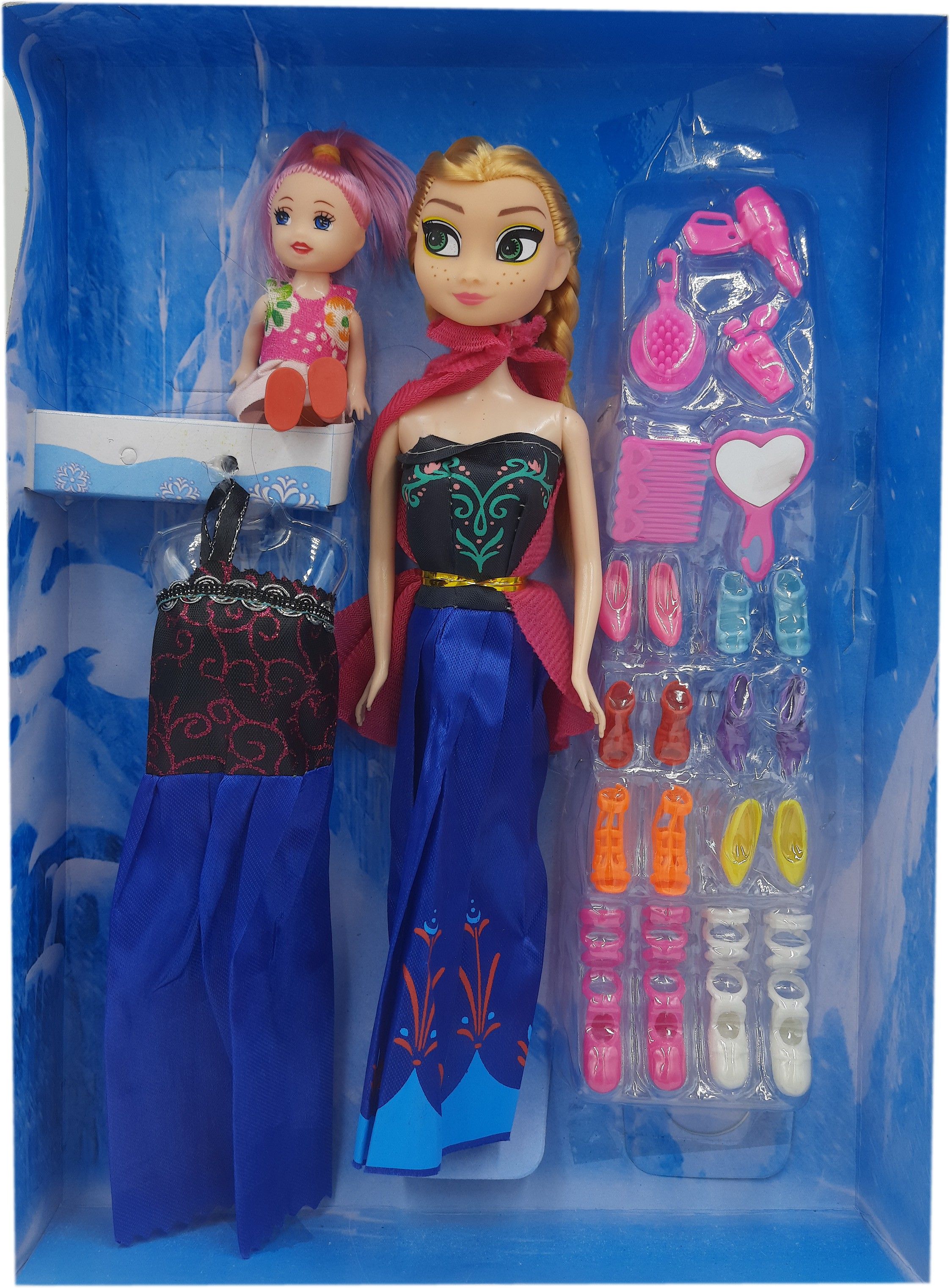 ctc creation Ice Princess Doll Dress - Child Pretend Play and Party Doll Clothes-picture-37