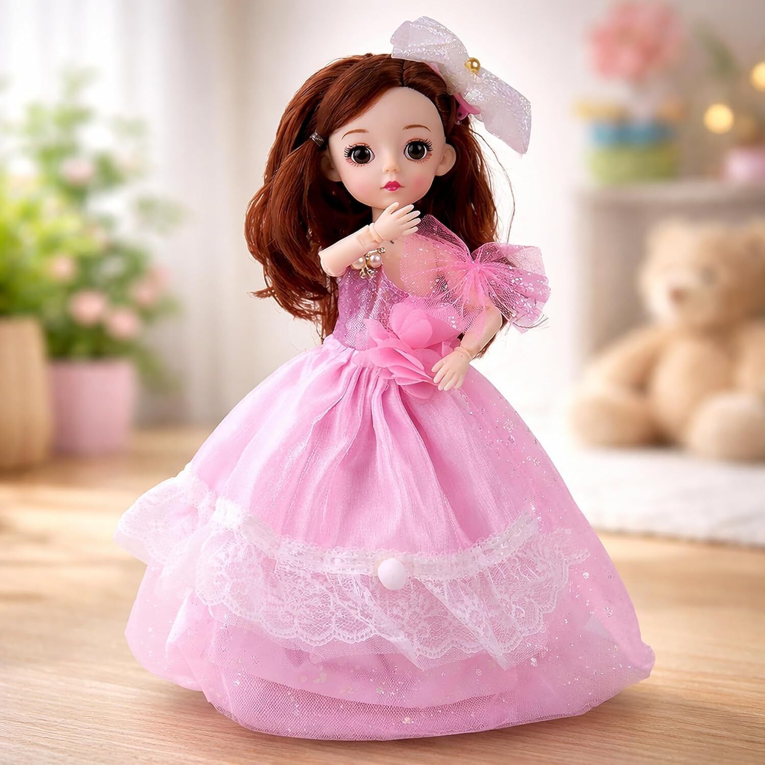 11 Inch Beautiful Doll Fun & Imaginative Pretend Play Toy for Girls Kids-image-28
