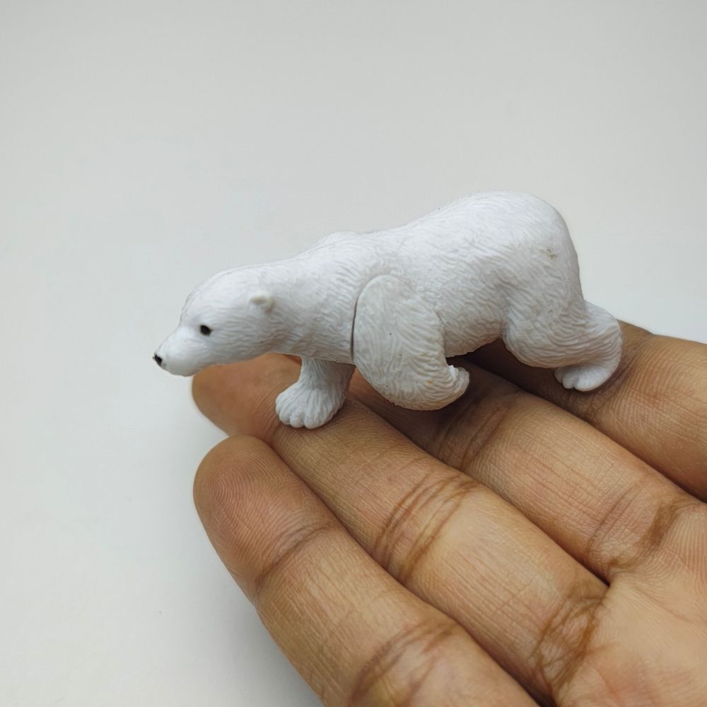 miniatures shop Miniature Polar Bear Figurine Dollhouse Decorative Accessories-picture-12