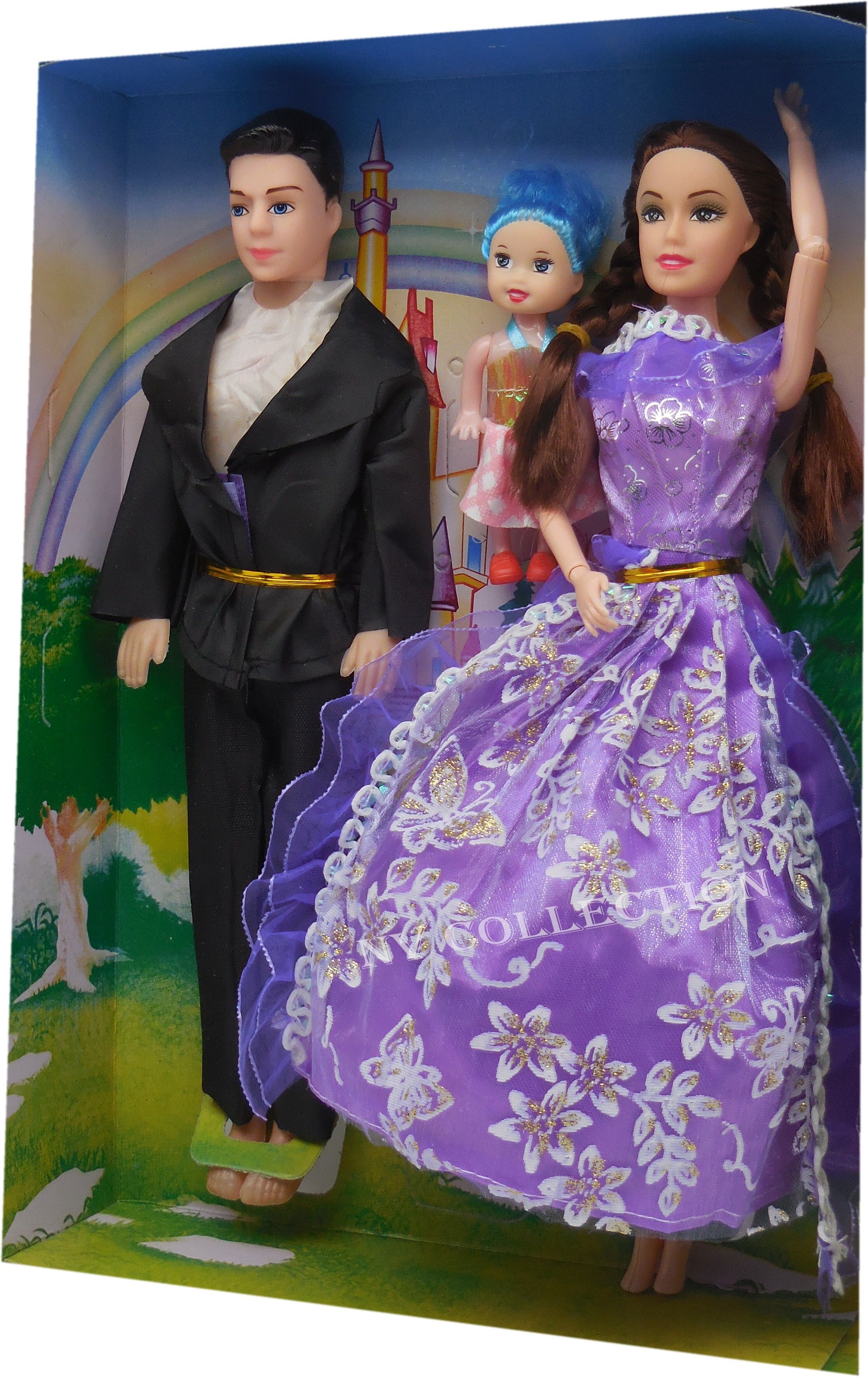 ctc creation Pack of 1 couple doll Set doll Kids, Girls with for Baby (Multicolor)-picture-19