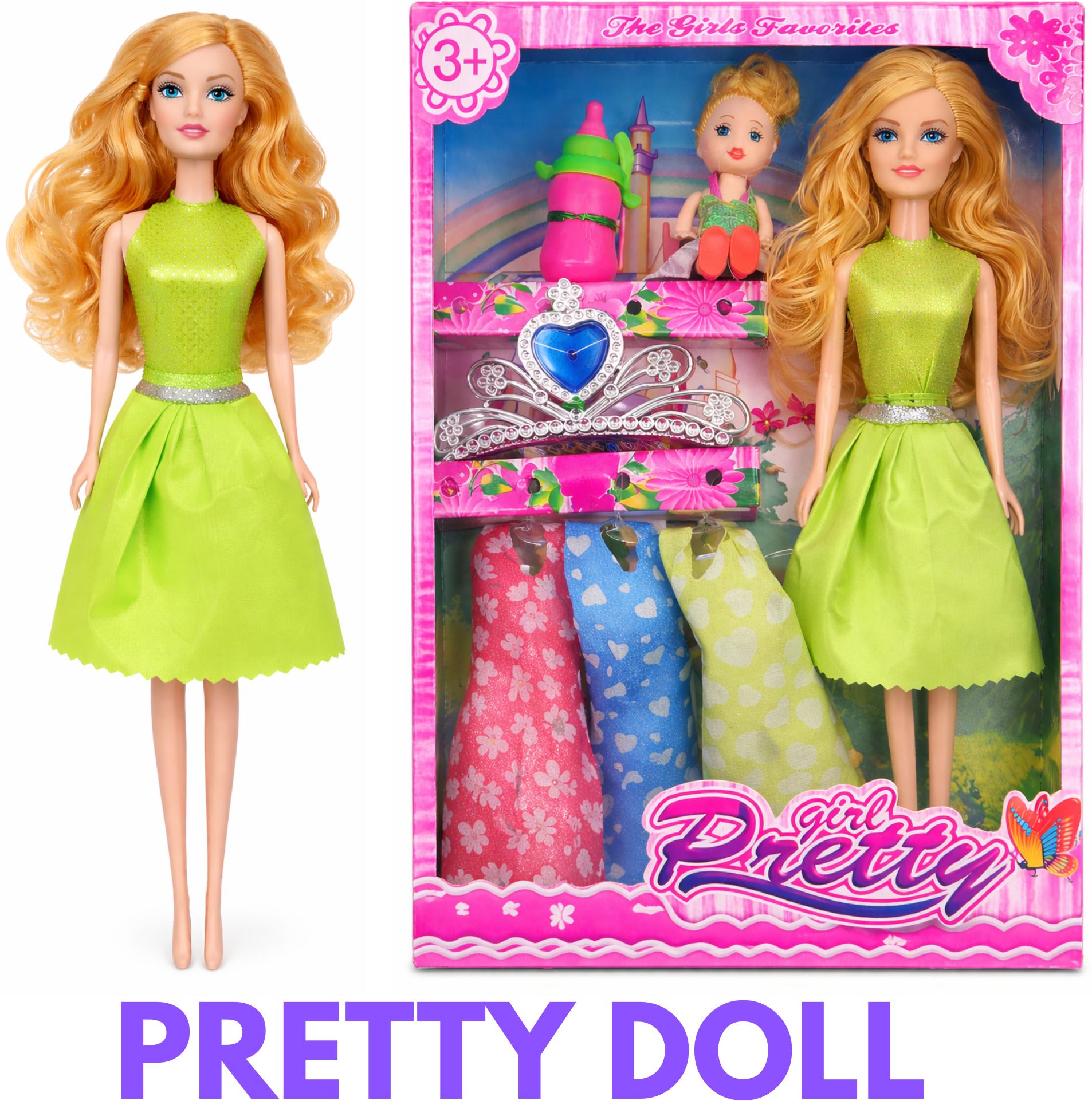 Adorable fashion doll kit with accessories for kids-image-14