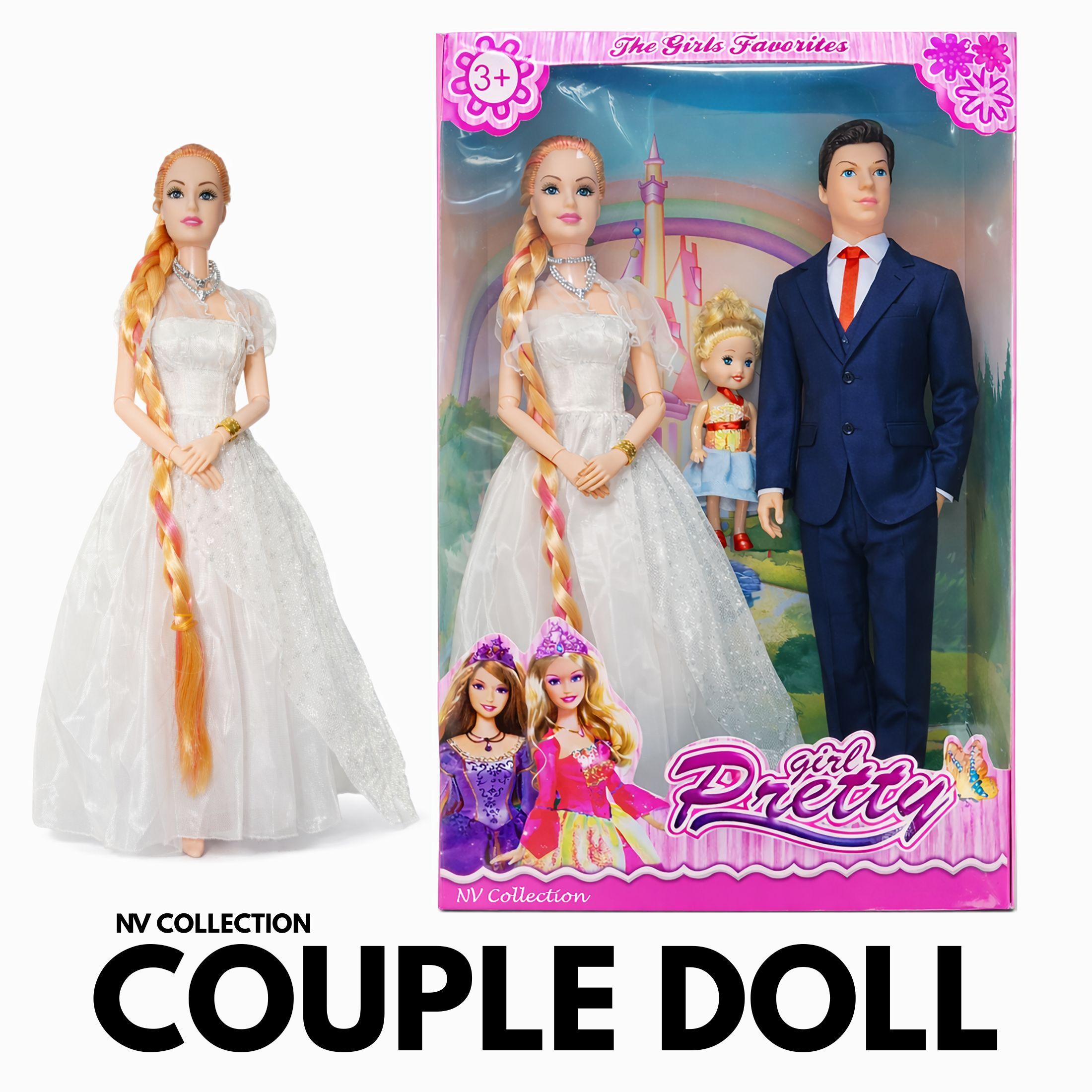 ctc creation Creative Family Dolls with Baby and Beautiful Add-ons-picture-22