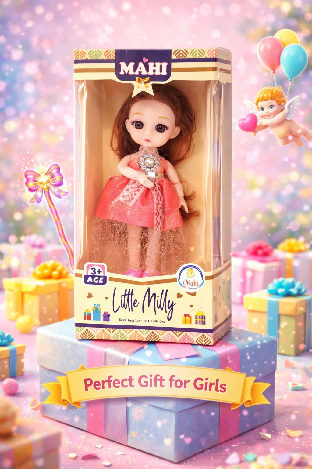 gn trading Little Milly Princess Doll for Girls-picture-24