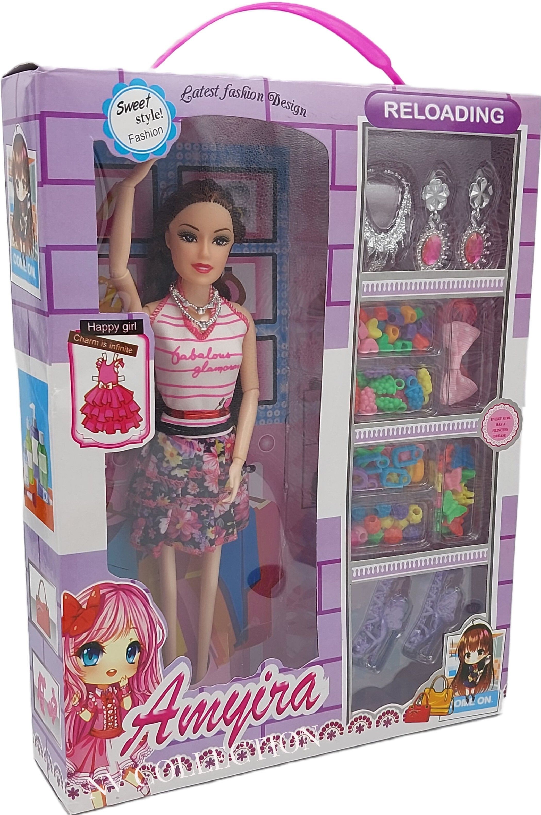ctc creation Amriya elsa doll set. (multicolor)-picture-31
