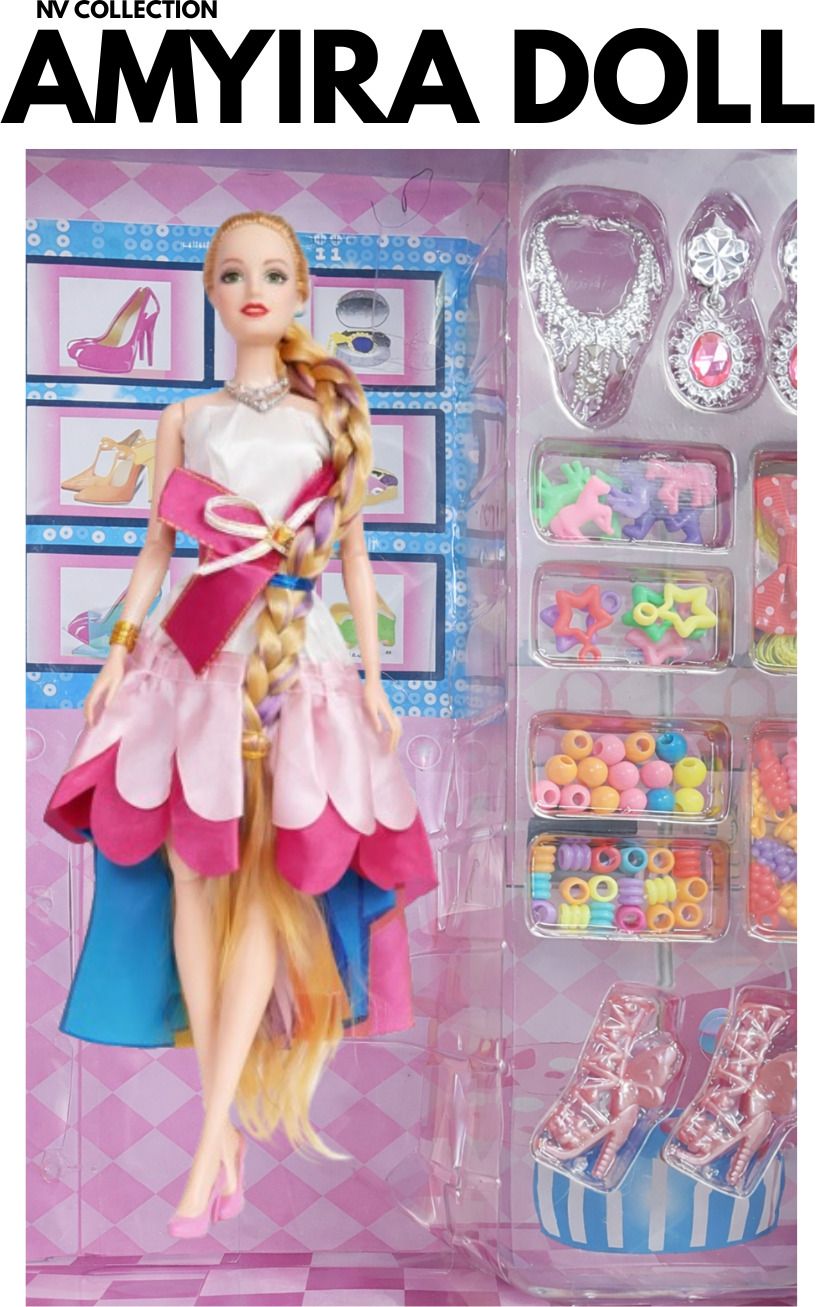 devacore Amayira Doll Playset with Accessories for Young Children-picture-22