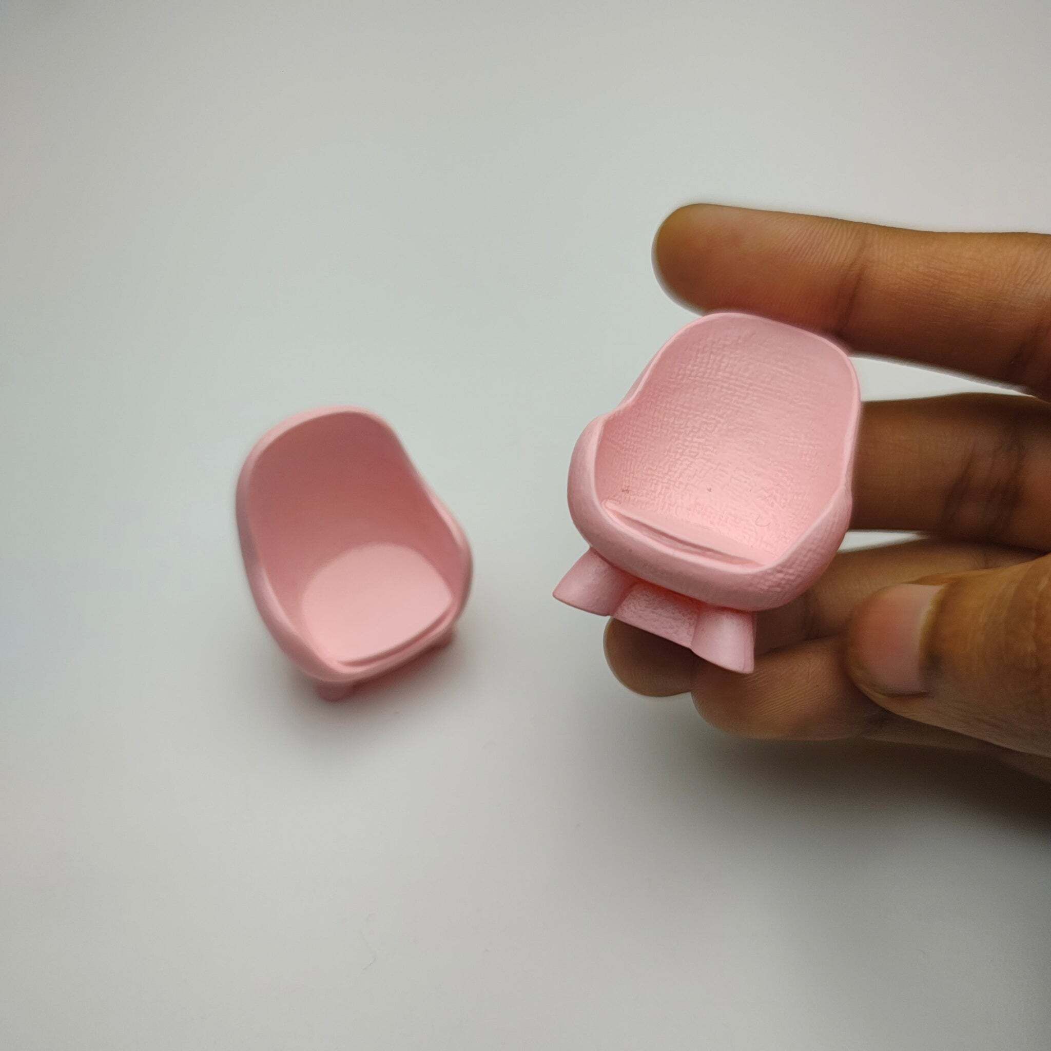 miniatures shop Miniature Baby Pink Sofa Set Dollhouse Furniture Accessories Playset-picture-13