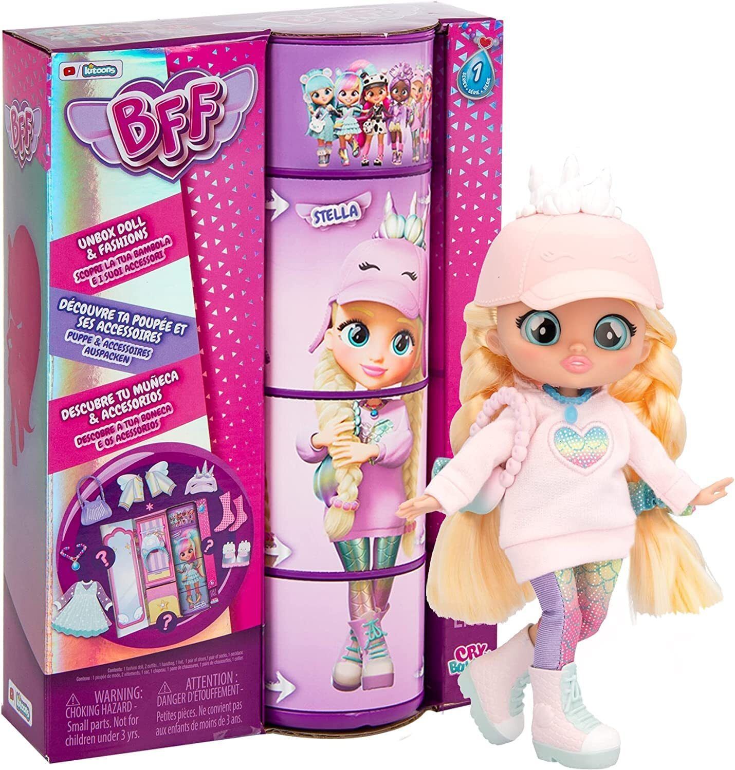 BFF Doll for Fashion Toy with 9+ Surprises for 3 Years and Above (Stella)-image-16