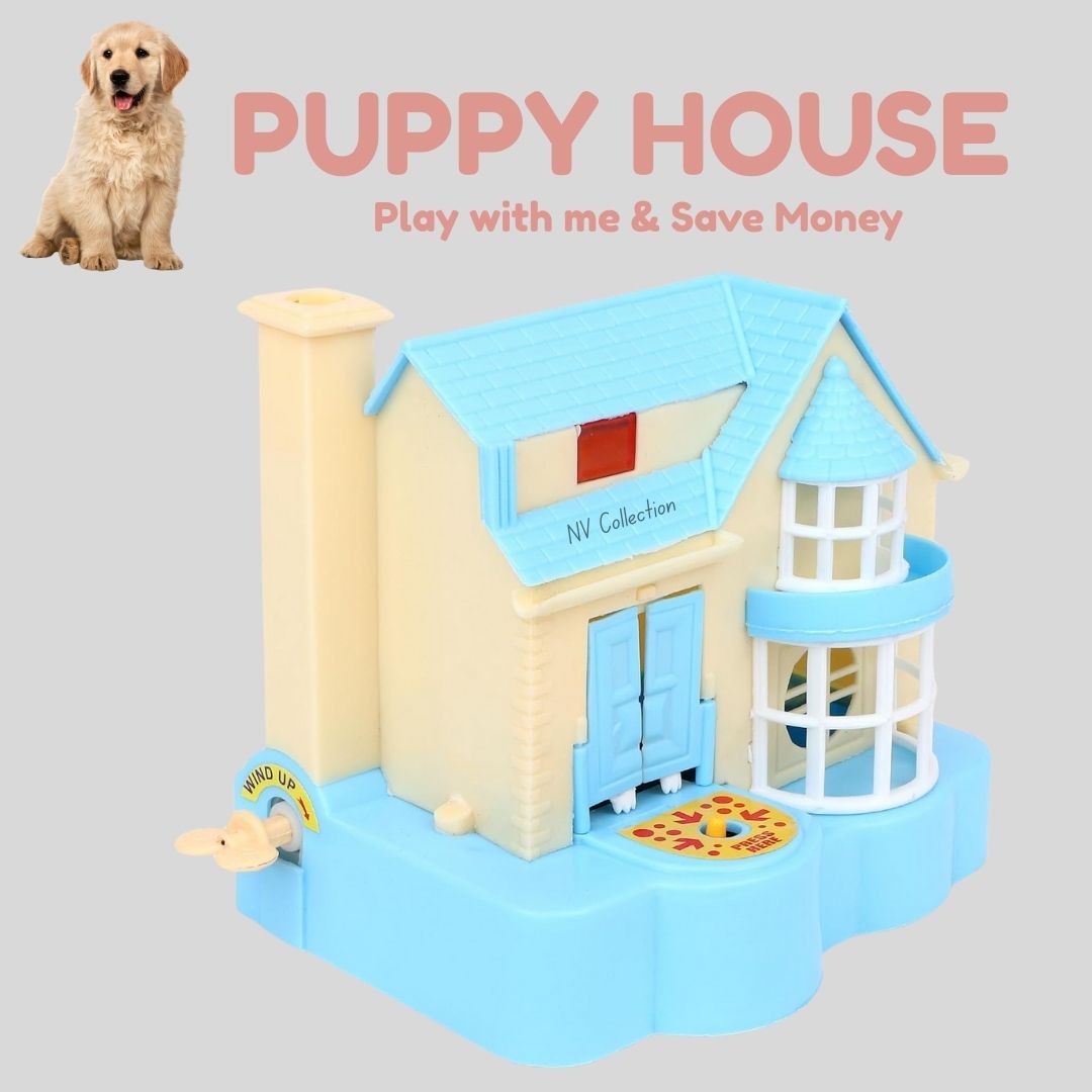 Cute Puppy House Piggy Bank for Daily Savings-image-15