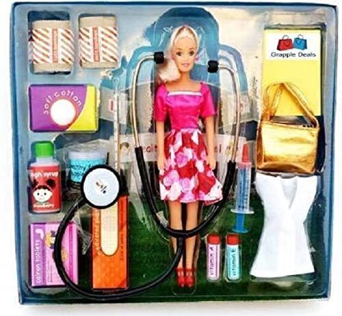 kidscorner Doctor Doll playset for Kids Deluxe Set Medical Accessories Toy-picture-49