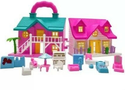 right search Dollhouse for Girls 2 Room Set Play Set for Girls and Kids-picture-13