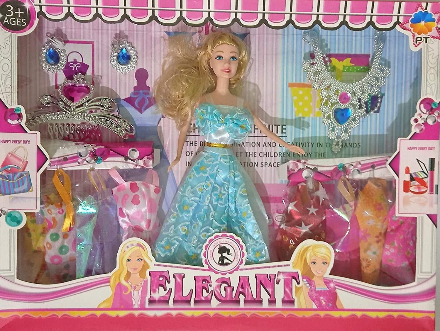 Cute Elegant New Trending Long Hair Doll Playset for Girl-image-33