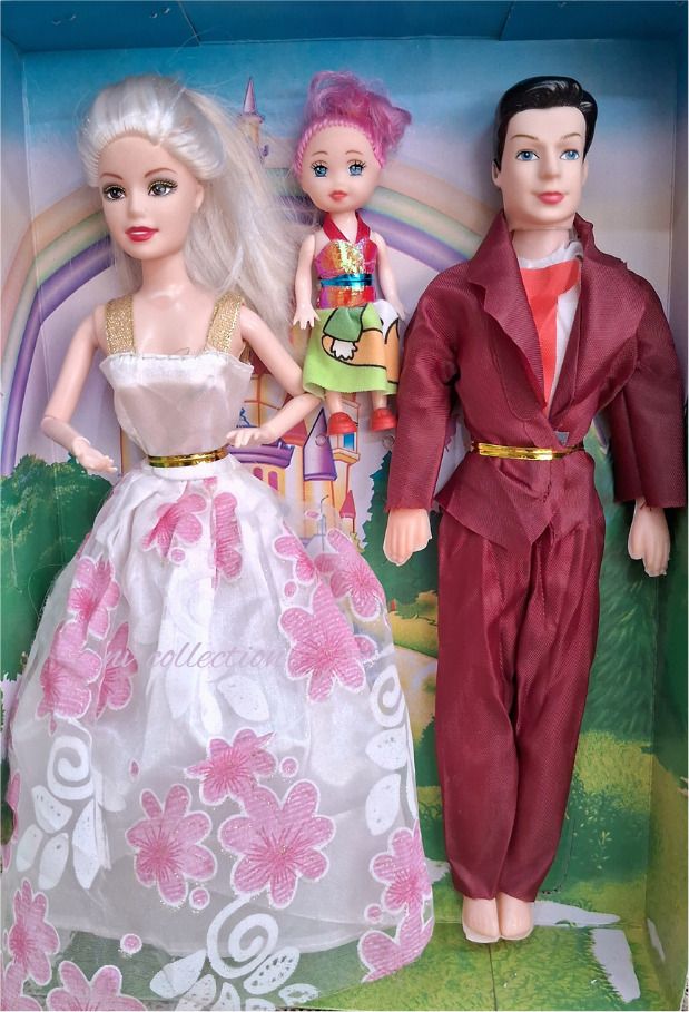 Beautiful Couple Doll with Set for Kids, Foldable Arms & Legs [Pack of: 1]-image-28
