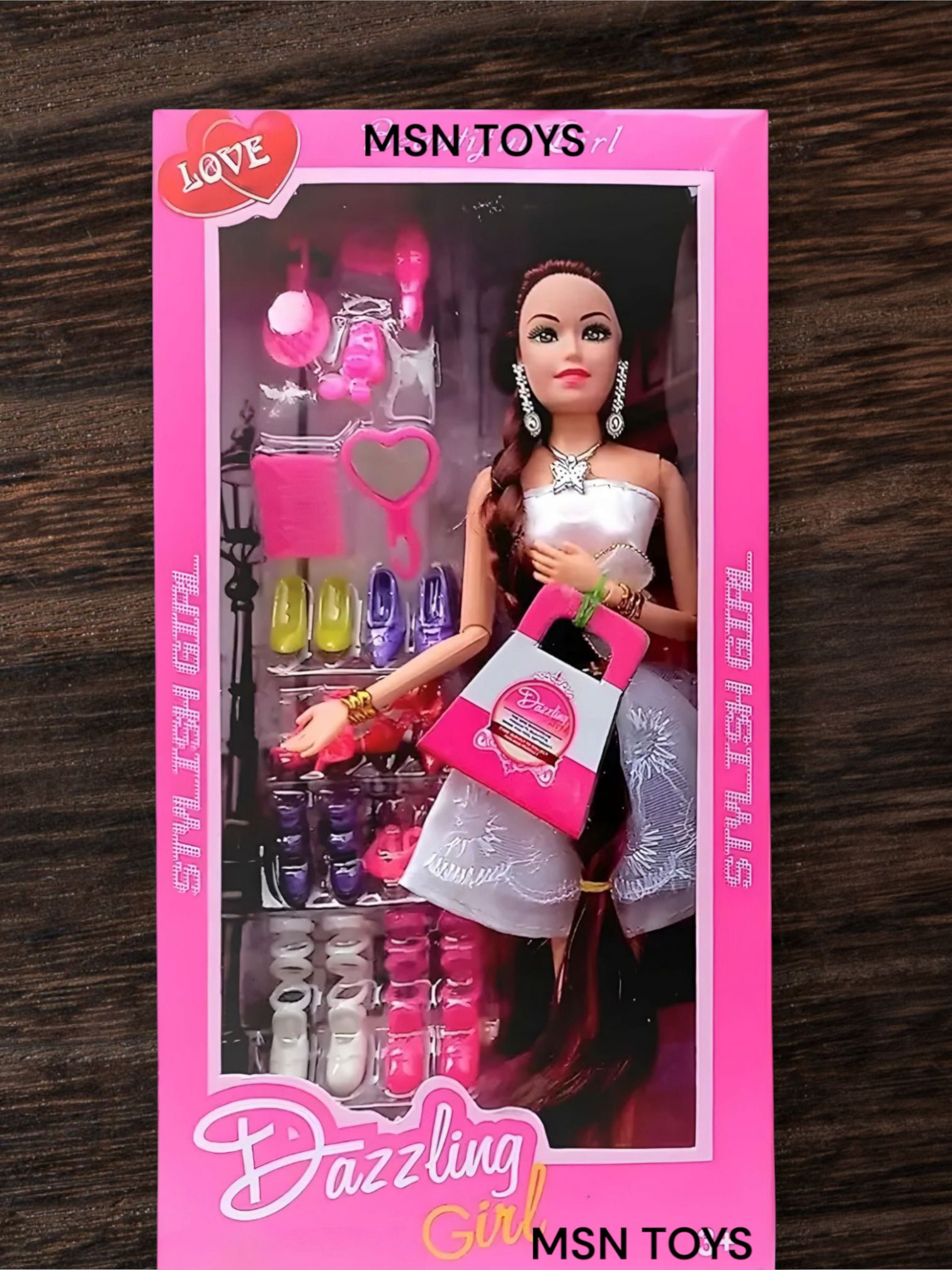 A5Doll Beautiful Fashion Doll with Movable Hands and beautiful hair D15