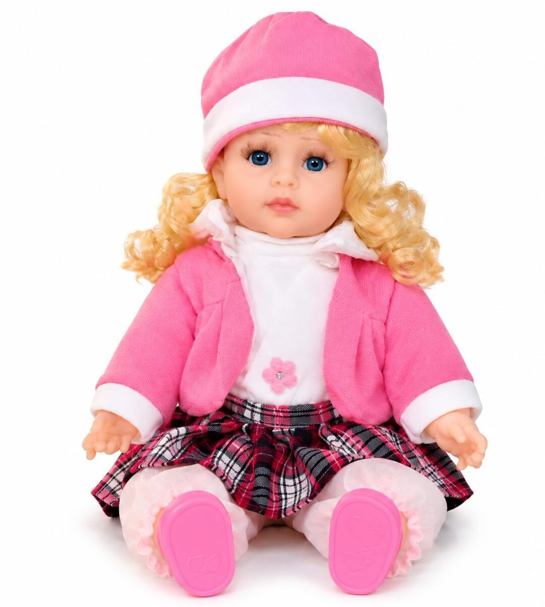 pahaliya impex Musical Baby Girl Doll Toy Singing, Talking & Soft Dress Doll-picture-36