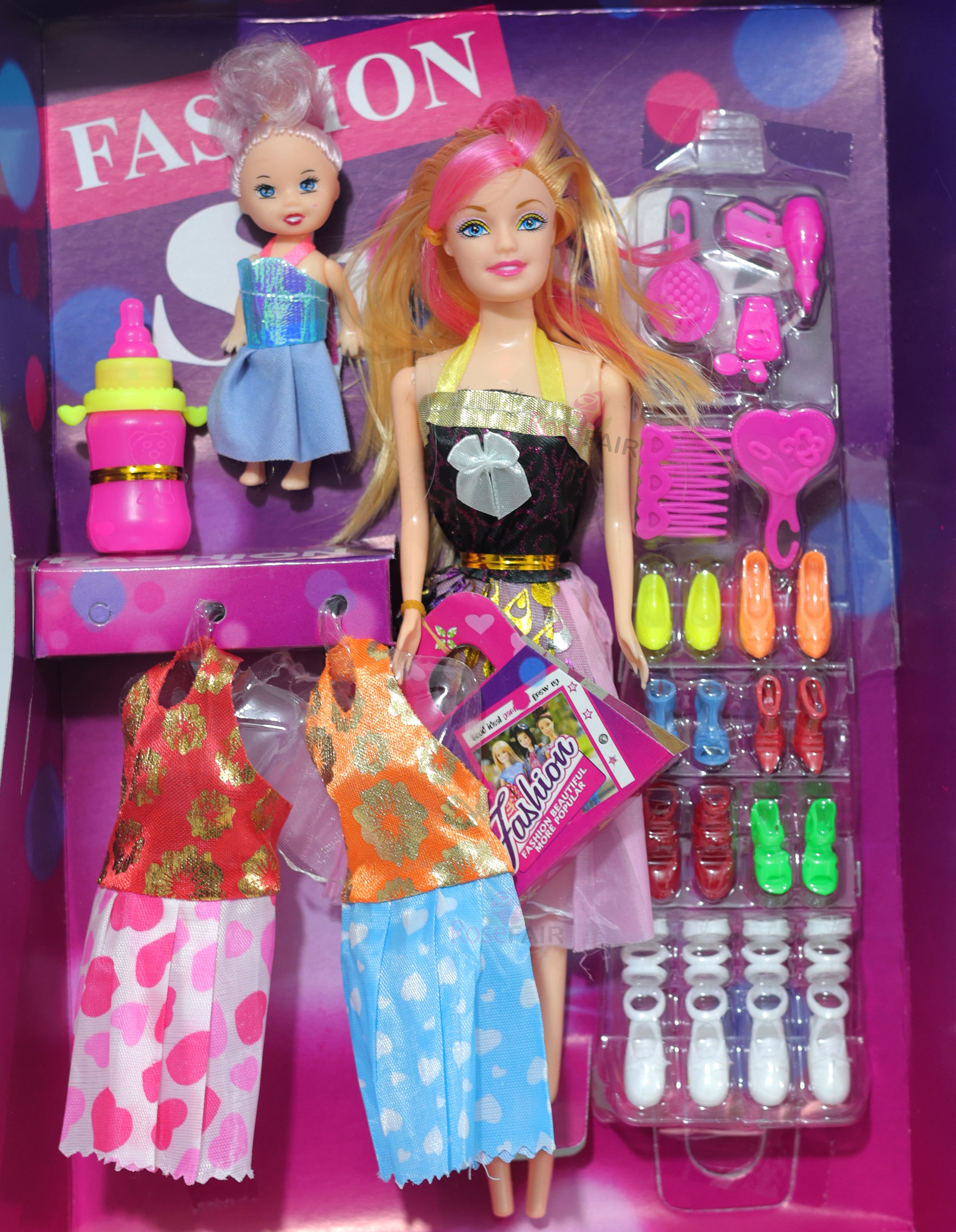 Complete Baby Doll Set Cute Outfit, Accessories & Endless Fun Baby Doll Playset-image-39