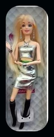A-Cute Silver Dressed Folable Doll*1pc swati02-image-7
