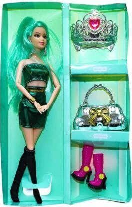 Charm Girl Fashion Doll and Accessories with Foldable Hands and Legs for Kids-image-29