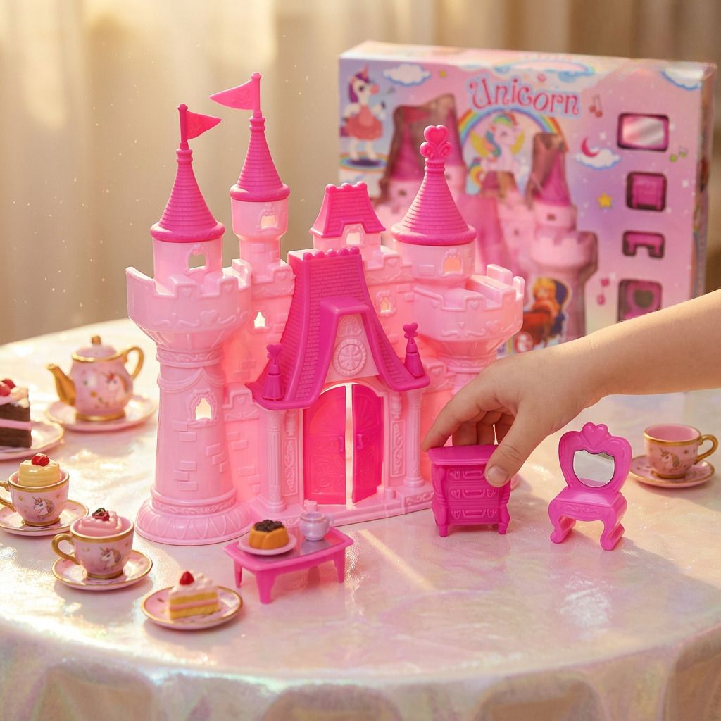 kriiddaank Castle Doll House kids play-picture-6