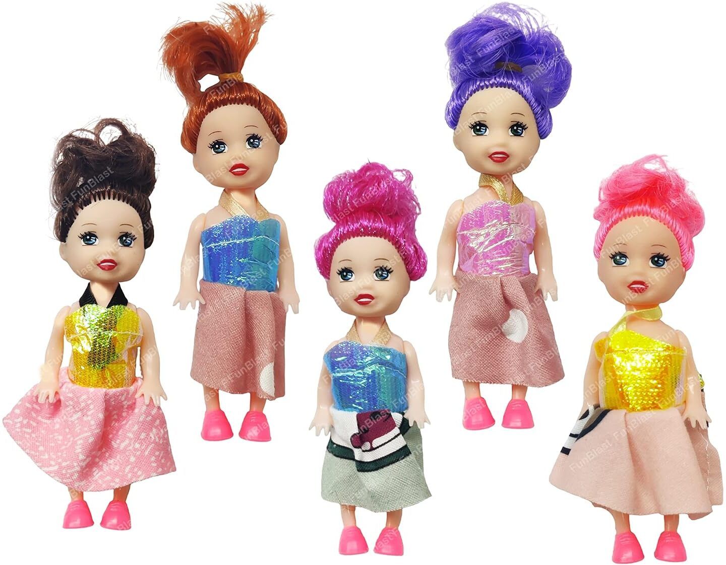 nihank Doll Toys for Kids Small Doll for Girls- 10 CM Cute Realistic Dolls for Girls-picture-20