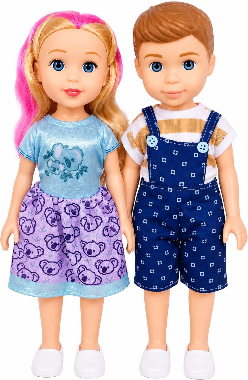 nihank Sweet Couple Boy & Girl Fashion Doll Set-picture-14