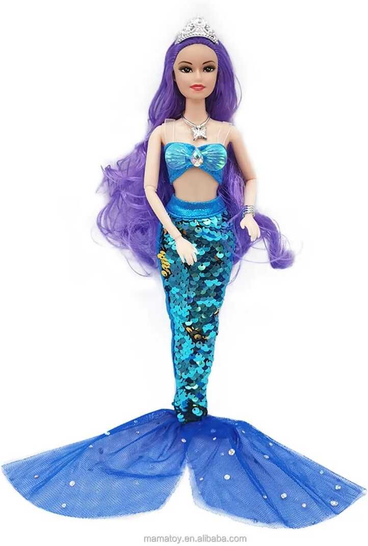 khushboo Mermaid Fashion Doll for Girls with Sparkling Sequin Tail,-picture-12