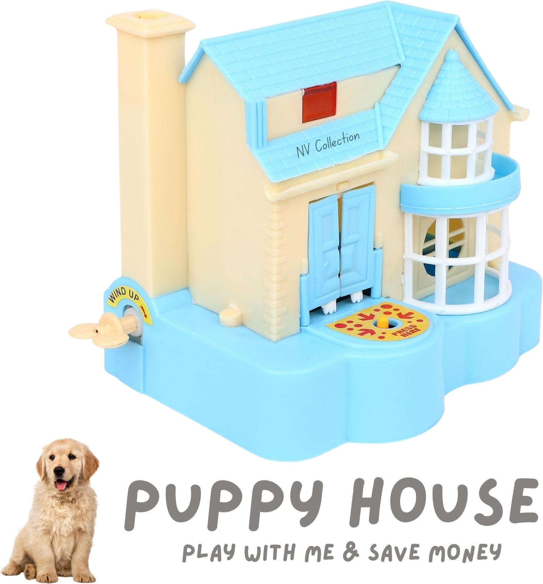 Non-Electric Puppy Piggy Bank – Kids’ Favorite Saving Toy-image-8
