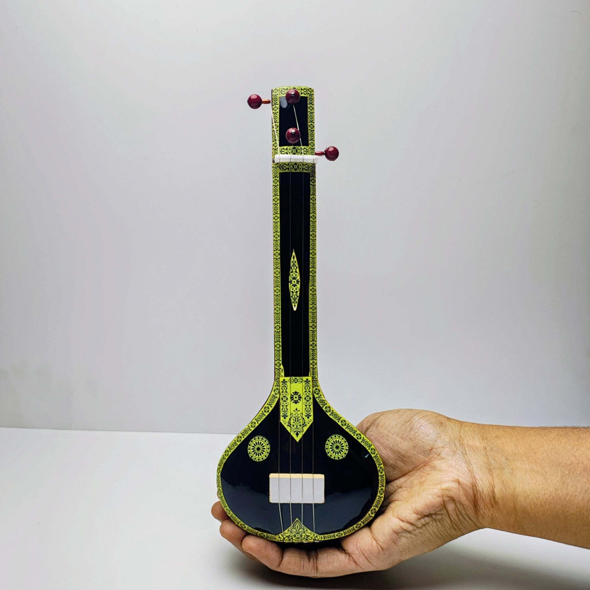 miniatures shop Miniature Tanpura Instrument Dollhouse Decorative Accessories-picture-22