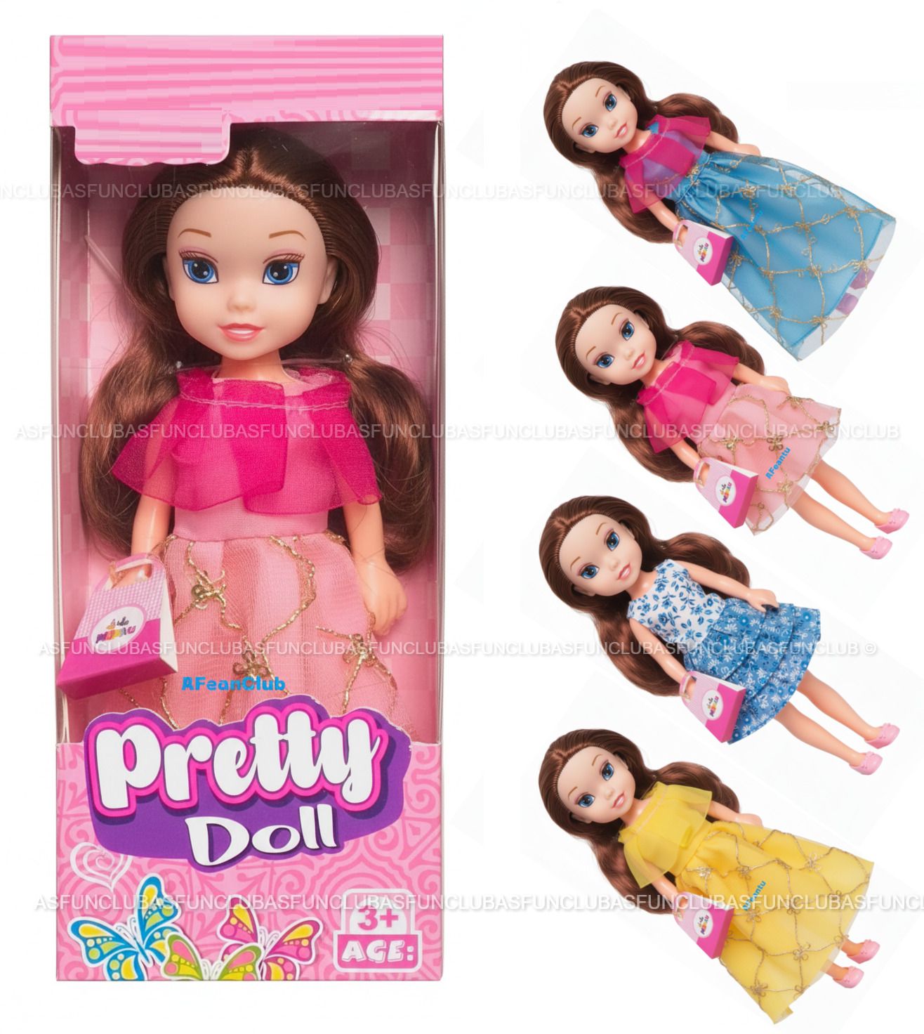 asfunclub Doll Toys for Kid Realistic Dolls for Girls Dolls Cuties Doll Set Cute Doll Gift-picture-10