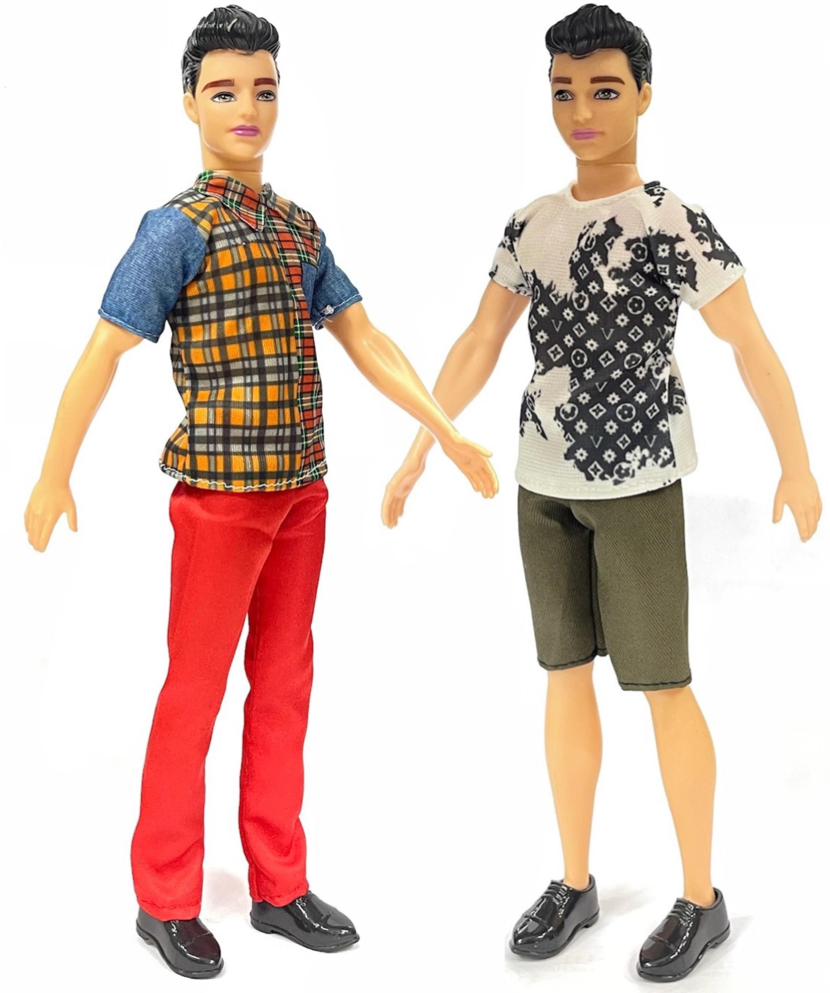 Fashionistas Ken Doll Toys Kids Gift Set of 2 | 30cm