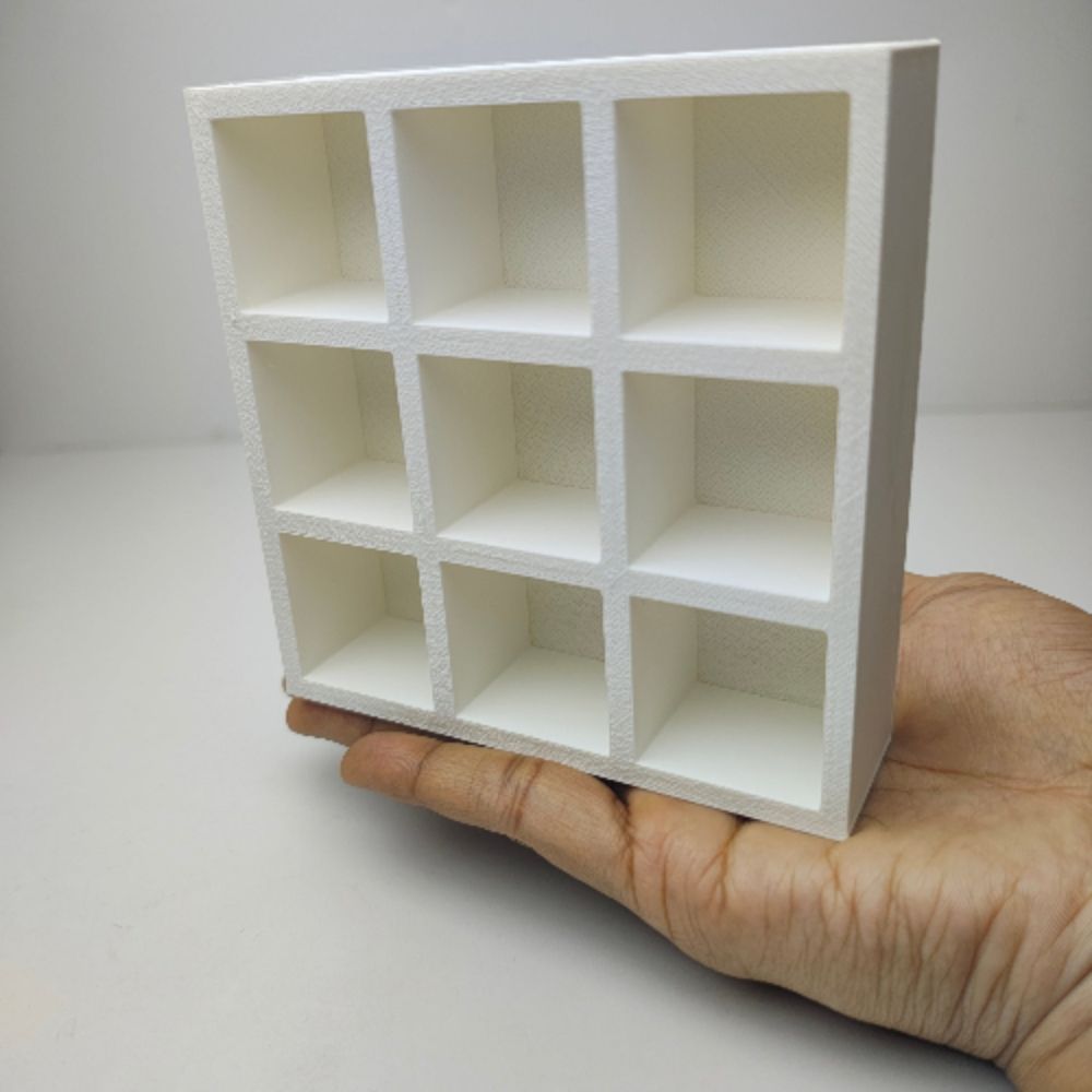 Wooden 9 Grid Storage Shelf Multipurpose Display Organizer Rack-image-32