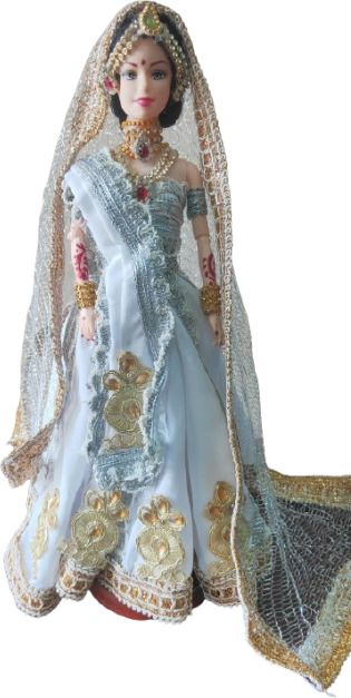Lehenga choli dressed up doll-image-7
