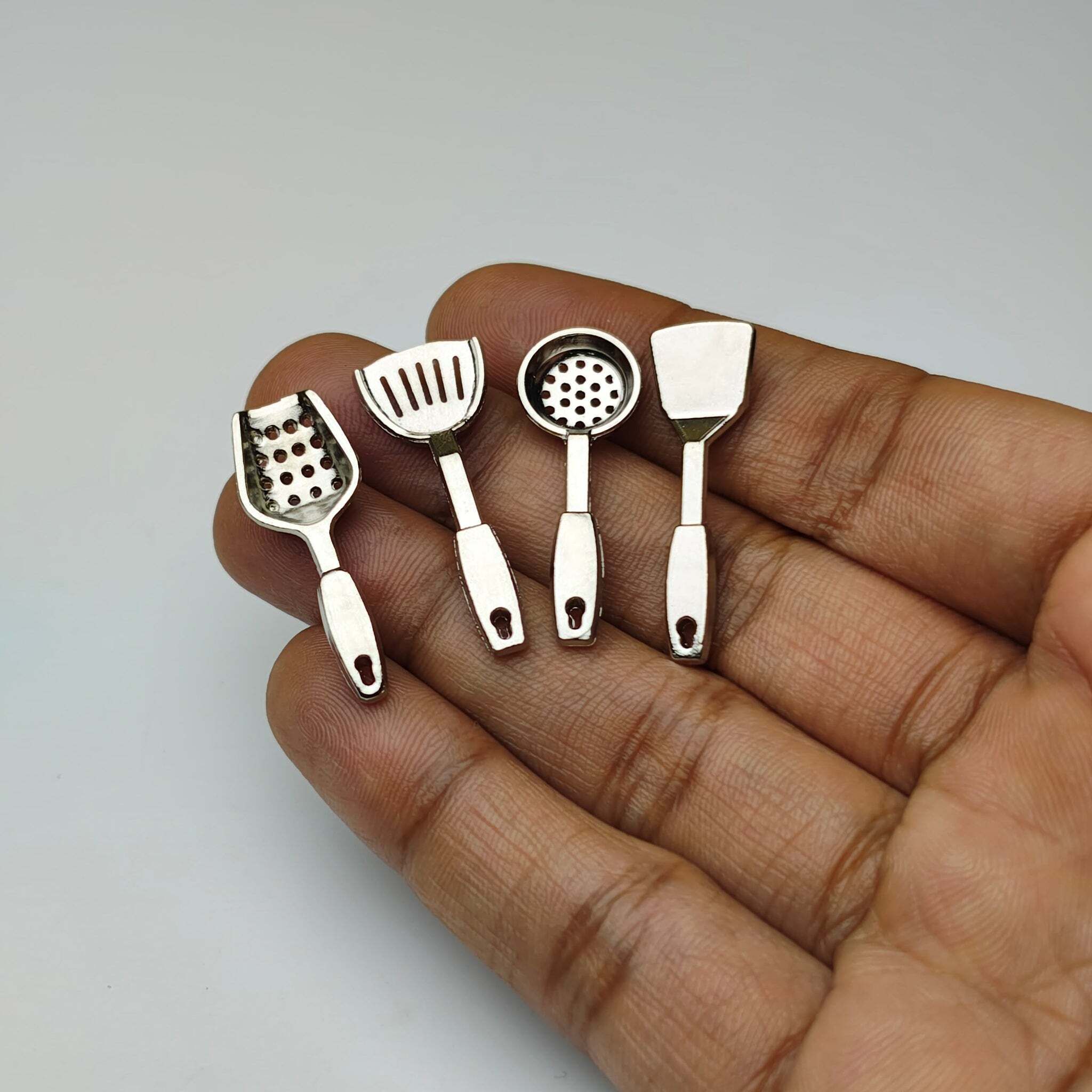 miniatures shop Miniature Kitchen Utensils Set Dollhouse Kitchen Accessories Playset-picture-16