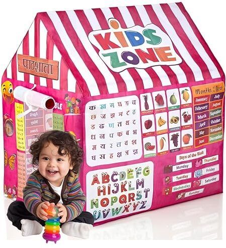 kinjovilla Kids Play Tent House | Foldable Playhouse for Children-picture-39