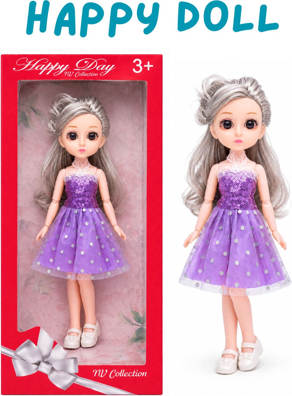 nv collection A beautifully crafted doll featuring a sweet smile full of contentment.-picture-47