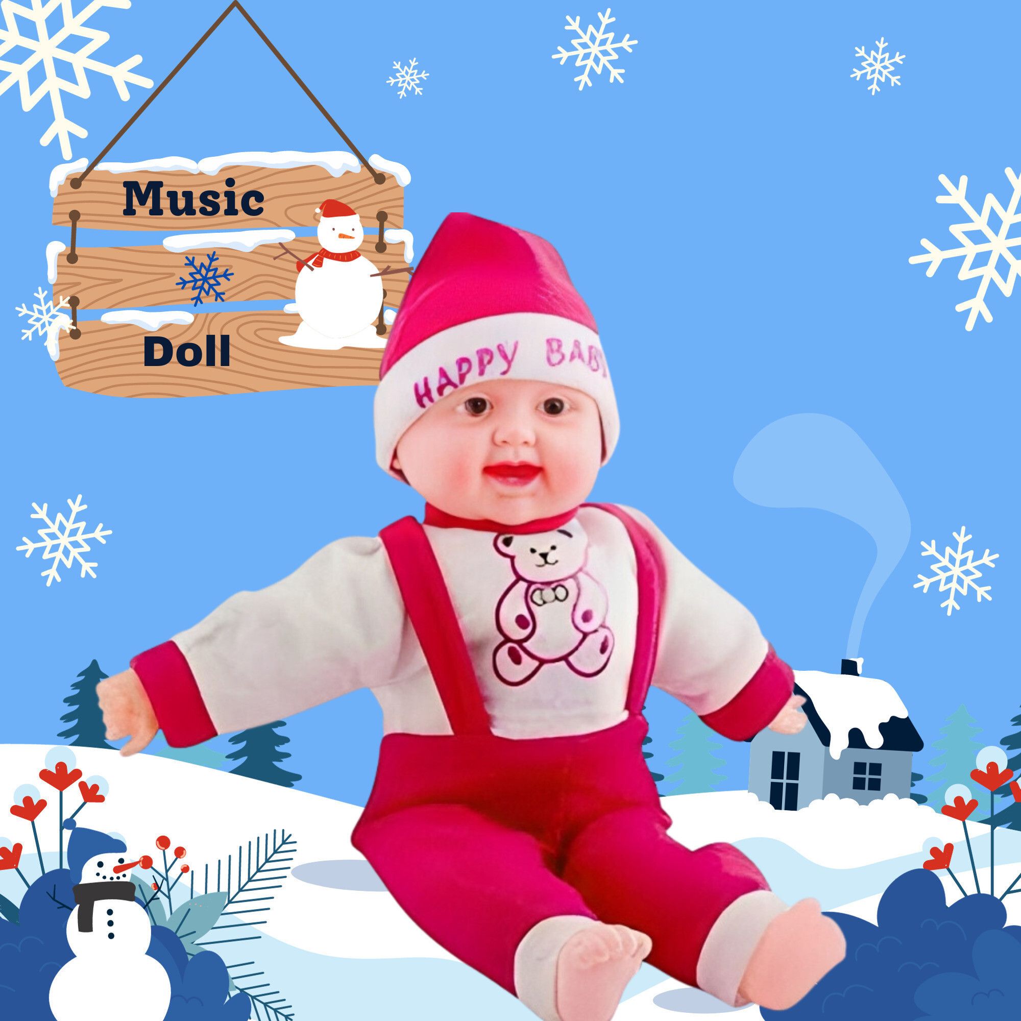 CHIKU CHEER Laughing Boy Doll Toy-image-27