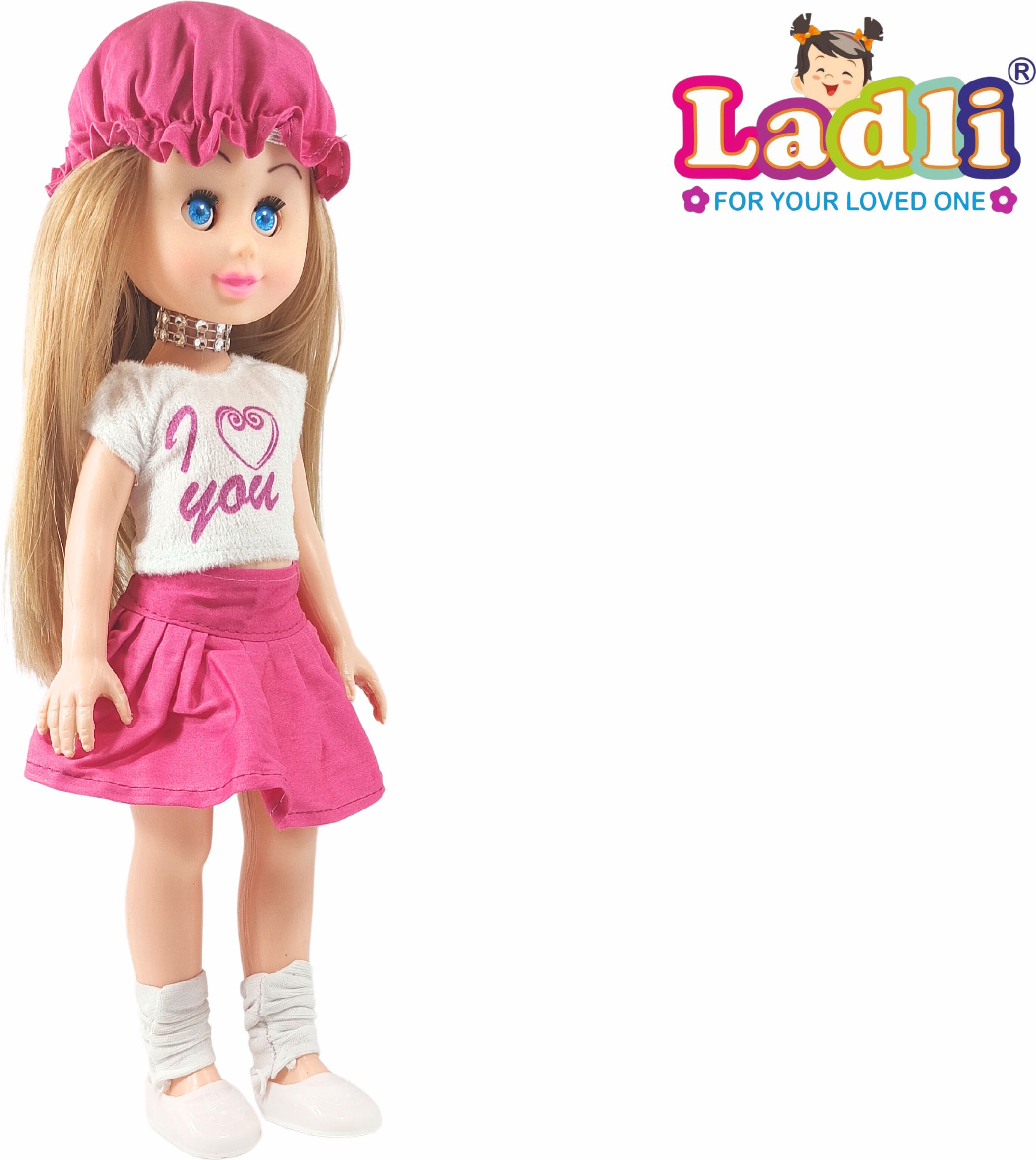 Girl Doll in Western skult Dress with Accessories Suitable for kids 2 years