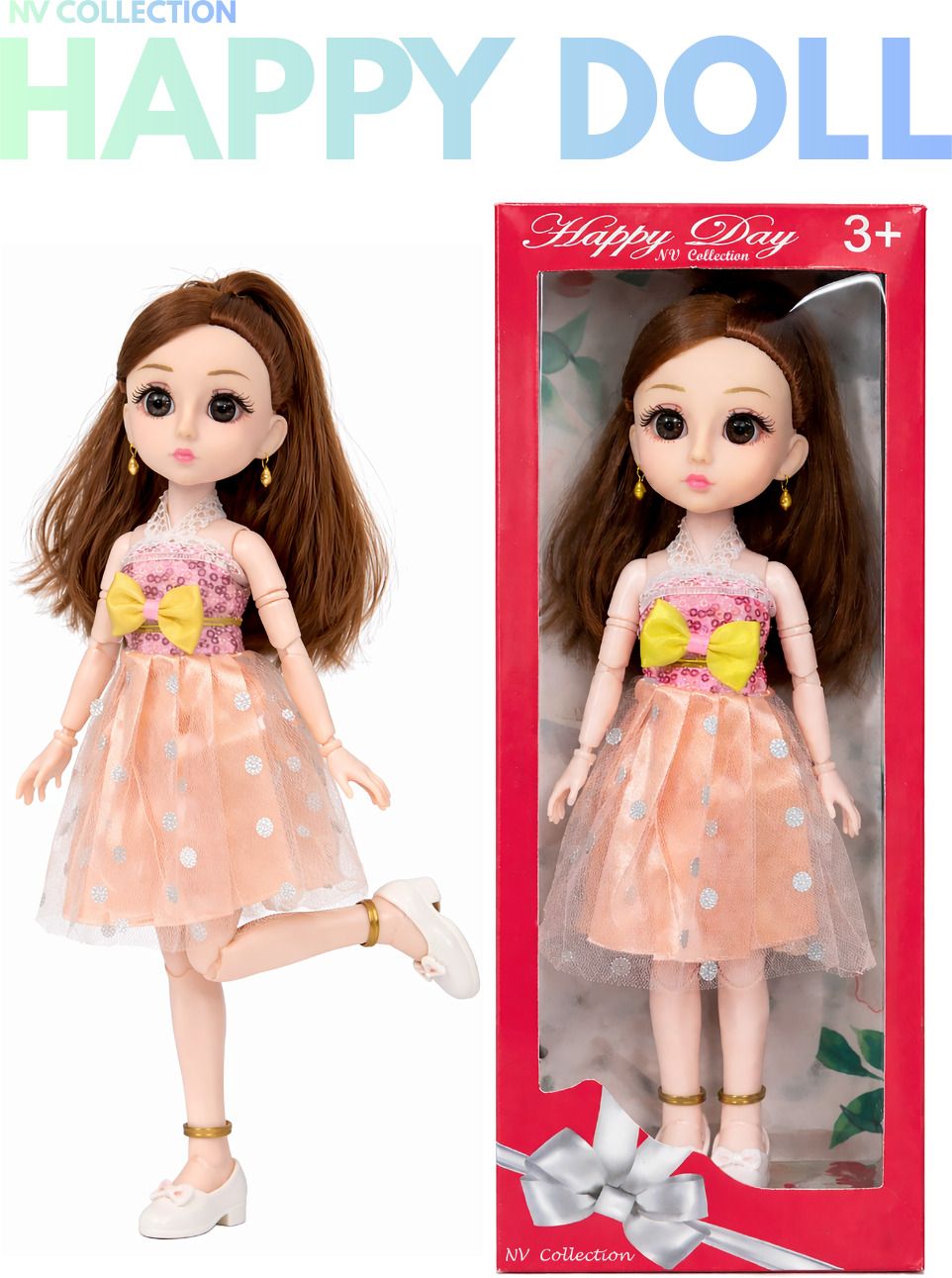 Happy Fashion Doll A Cute Companion for Playtime Fun