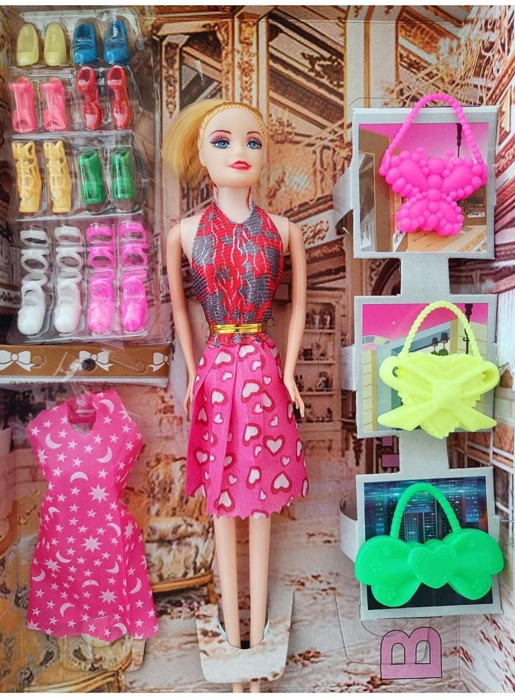 Big Size Baby Fashion Doll with Shoes & Fashion Accessories Kit Play-image-31
