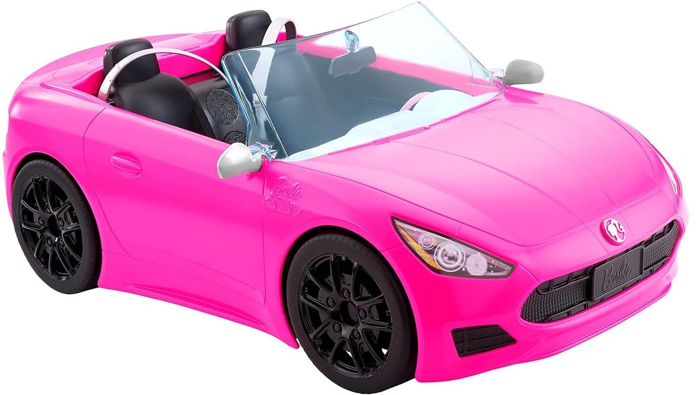 barbie Convertible Pink Car-picture-9