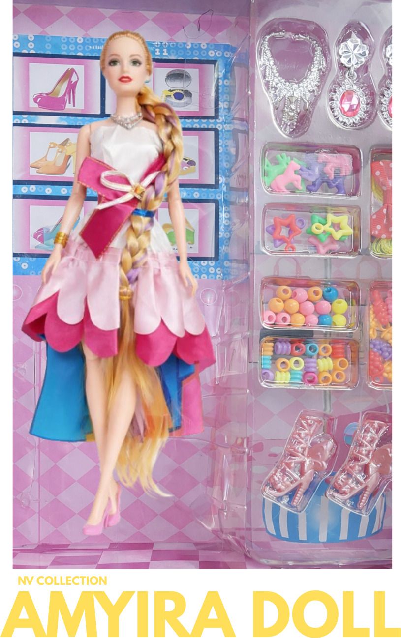 devacore Amayira Doll Toy for Baby Girls with Accessories-picture-36