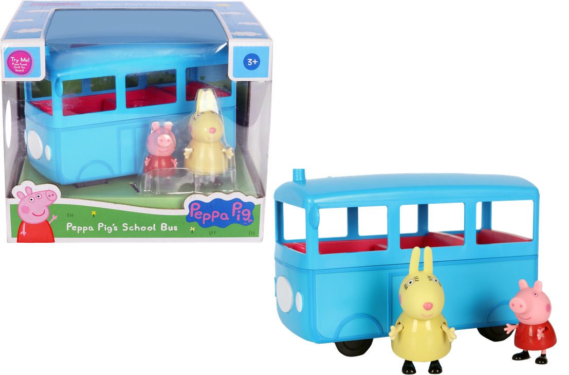 Peppa's School Bus with Sound Effects, Preschool Toys for Unisex Aged 3+