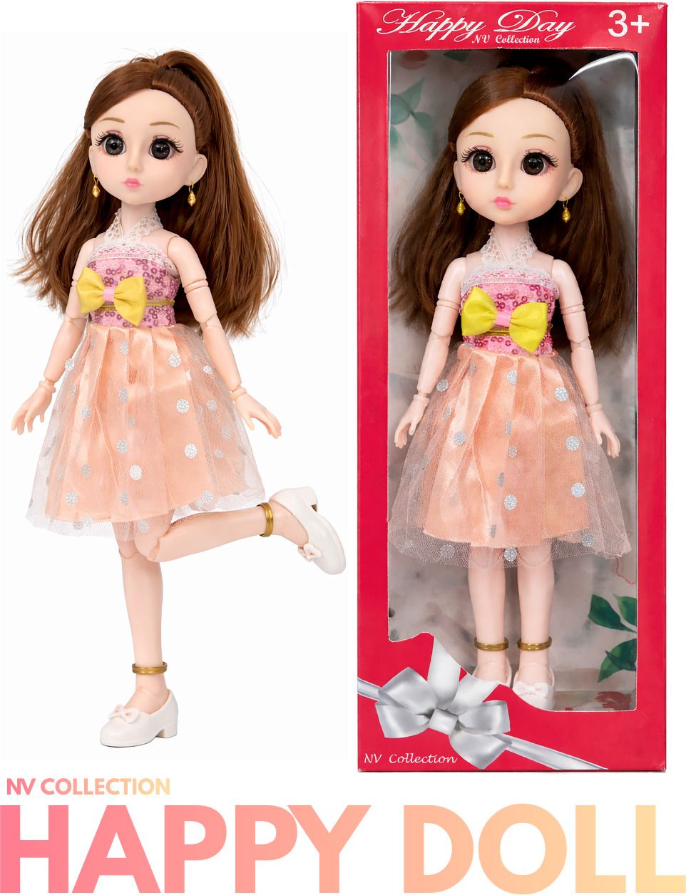 Happy Fashion Doll Cute and Trendy Playtime Doll