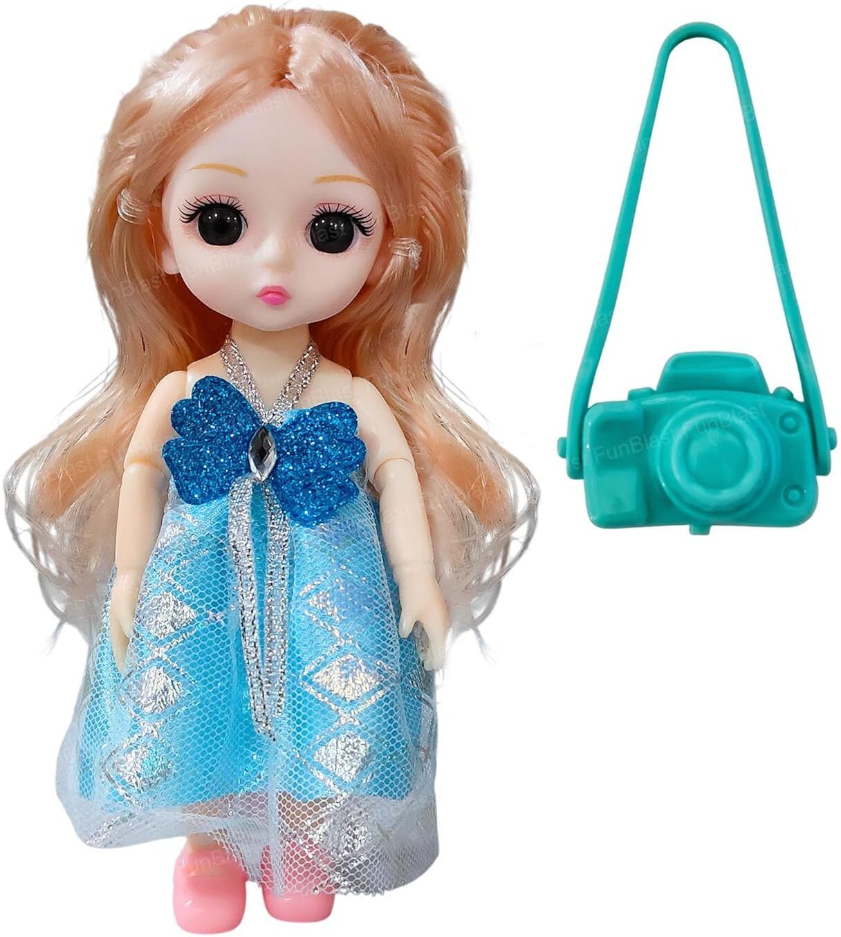 funblast Cute Doll for Girls, Long Hair & Beautiful Dress, Role Play Toy for Girls 3+ Age-picture-11