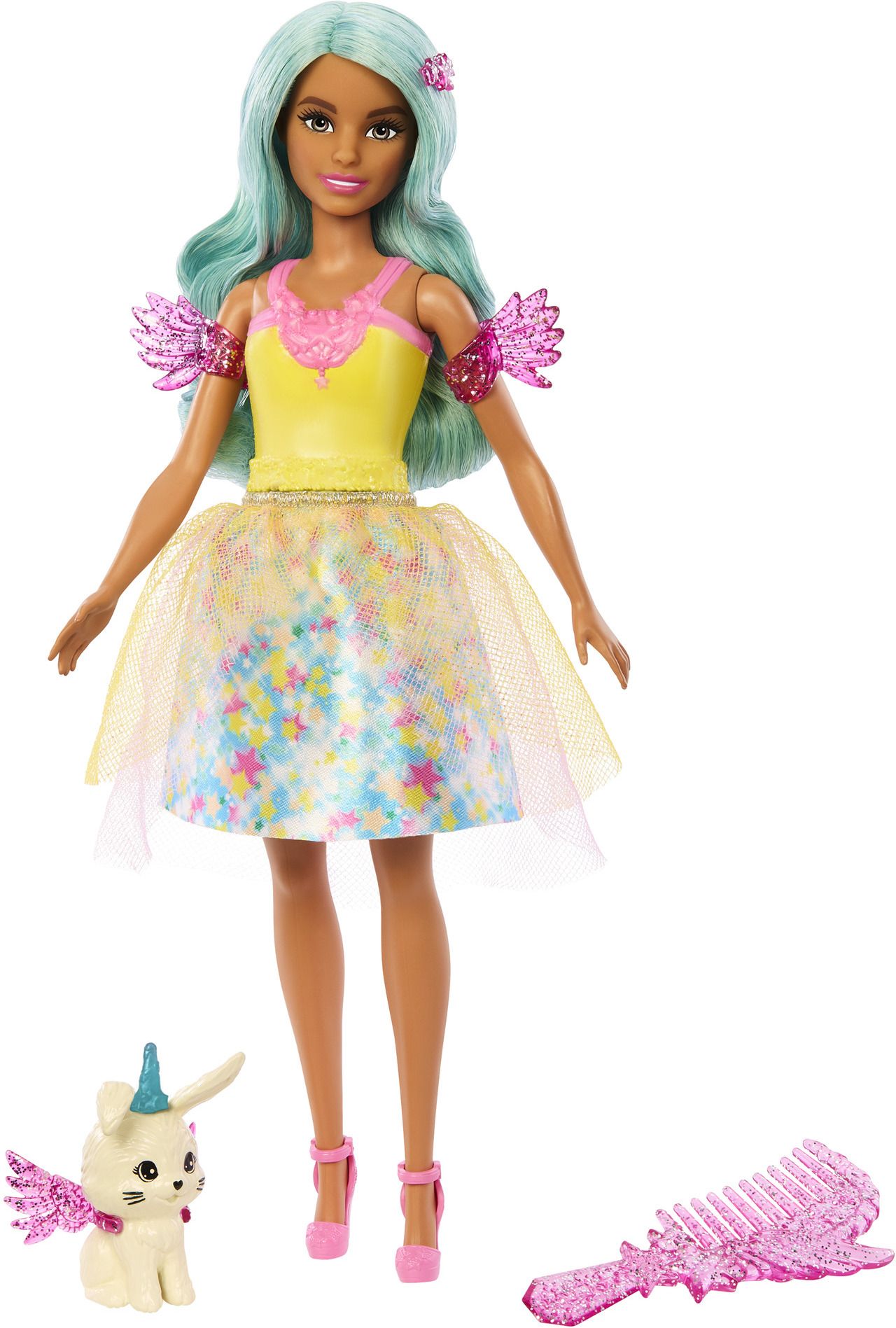 barbie A Touch of Magic Doll, Teresa with Fantasy Outfit, Pet & Accessories-picture-10